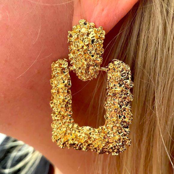 Gold earrings - Picture 3 of 4